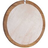  Zidno ogledalo od tikovine 60 cm okruglo | shoptok.hr