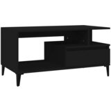 The Living Store Klubska mizica črna 90x49x45 inženirski les - Klubska Mizica, (21421331) | Shoptok.si