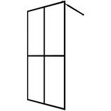 Pregrada Steklena pregrada za tuš mlečno kaljeno steklo 100x195 cm, (20684028) | Shoptok.si
