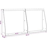  Zadrževanje stene 2 kos 40 x 12 x 50 cm Jeklo Olivno zelena | Shoptok.si