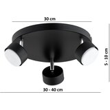 Brilagi LED RGB prigušiva spot svetiljka MONO 3xGX53/14W/230V Wi-Fi Tuya crna | Eponuda.com