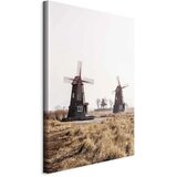  Slika - Wooden Windmill (1 Part) Vertical 60x90 Na talijanskom platnu | shoptok.hr