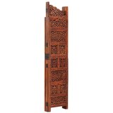 Maison Chic Ročno izrezljan Paravan - Sobne pregrade 4-delni rjav 160x165cm trden mangov les, (22111549) | Shoptok.si