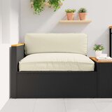 vidaXL zunanja blazina Kremna Poliester 120 x 12 x 80 cm Cene