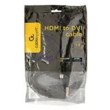HDMI na DVI kabel 1,8m , pozlačeni kontakti