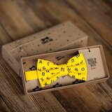 TIED UP Leptir mašna ćirilica žuta | Eponuda.com