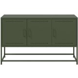 vidaXL TV ormarić maslinastozeleni 100,5x39x60,5 cm čelični | shoptok.hr