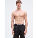 Calvin Klein Swimwear Kratke kopalne hlače 'Intense Power' črna / bela | Shoptok.si