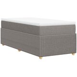  Krevet s oprugama i madracem smeđesivi 90x190 cm od tkanine | shoptok.hr