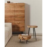 Kave Home Okrugao stolić za kavu s pločom stola od bagrema u prirodnoj boji 49x47 cm Tavine – | shoptok.hr