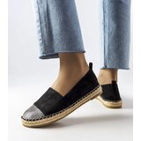 Gemre Women's black flat slip-on espadrilles Magali | shoptok.hr