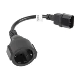 CA-C14E-10CC-0018-BK power cable Black C14 coupler