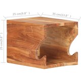  Zidni stalak za bicikl 35 x 25 x 25 cm masivno bagremovo drvo | Eponuda.com