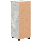  Kupaonski ormar s ladicama Betonski sivi 30 x 35 x 80 cm | shoptok.hr