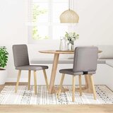 Maison Chic Jedilni stoli - Vzorci stoli 2 kosa taupe blago A496, (22031725) Cene