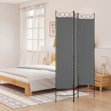vidaXL Sobna pregrada s 3 panela antracit 120 x 200 cm od tkanine Cijene