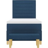  Krevetna konstrukcija s madracem Set od 2 Plava Tkanina | shoptok.hr