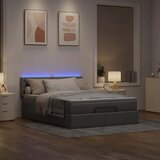 vidaXL Otomanska postelja z vzmetnico taupe 140x200 cm blago Cene