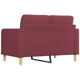  Dvosjed od tkanine crvena boja vina 120 cm | shoptok.hr