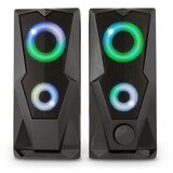 Yenkee Zvučnici za računar 2.0 6W YSP 2003 RGB, Crni | Eponuda.ba
