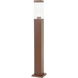 QAZQA Moderni steber za zunanjo svetilko rjasto rjav 80 cm - Malios Cene