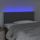  LED uzglavlje tamnosivo 90x5x78/88 cm od tkanine | shoptok.hr