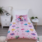 Jerry Fabrics Ružičasta pamučna dječja posteljina za dječji krevetić 100x135 cm Gabby's Dollhouse – | shoptok.hr