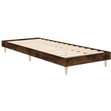  Okvir kreveta bez madraca dimljena boja hrasta 75x190 cm drveni | Eponuda.com