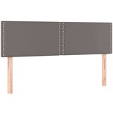  Krevet box spring s madracem LED sivi 140x190cm od umjetne kože | shoptok.hr