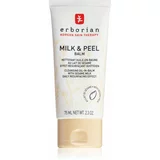 Erborian Milk & Peel čistilni balzam za odstranjevanje ličil za posvetlitev in zgladitev kože 75 ml