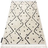 RugsX Preproge Preproga BERBER TETUAN B751 cikcak krem Čopki 240x330 cm Bež | Shoptok.si