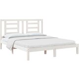  Posteljni okvir bel iz trdne borovine 160x200 cm, (20647204) | Shoptok.si