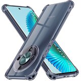 Techsuit Shockproof Clear Silicone zaštitna maskica za Honor Magic6 Lite – smoke crna | shoptok.hr