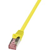 Logilink CQ2097S RJ45 omrežni kabel\, Patch kabel CAT 6 S/FTP 10.00 m rumena ognjevaren\, z zaščitnim zapornim zatičem 1 kos, (20418692) | Shoptok.si