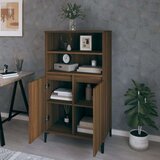  Visoka omara rjavi hrast 60x36x110 cm inženirski les, (20654808) | Shoptok.si