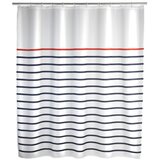  Zavjesa za kupaonicu PVC 180x200 cm modro bijela | shoptok.hr