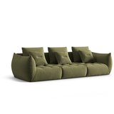 Micadoni Svetlo zelena sedežna garnitura iz tkanine bouclé 332 cm Bloom – Home | Shoptok.si