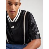 New Balance Majica črna / off-bela | Shoptok.si
