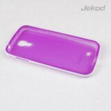Jekod silikonski ovitek Samsung Galaxy S4 i9500 TPU/T prozorno vijola z okvirjem + Zaščitna folija Cene