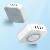 Ldnio CHARGER 4 PORT (3A1C) 30W 5V 3A WIRELESS 18W 5V 3A AW004 BREZŽIČNI POLNILEC | Shoptok.si