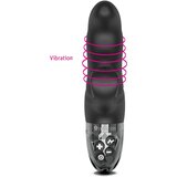 Mystim Hop Hop Bob E-Stim - električni vibrator na punjenje (crni) | shoptok.hr