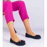 Gemre Black classic ballet flats with a bow Merasol | Shoptok.si