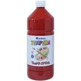 Tempera 1000ml boca KARBON tamno crvena