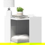vidaXL Kutija za mačji pijesak bijela 53x53x51 cm konstruirano drvo | shoptok.hr