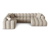 Cosmopolitan Design Svjetlo smeđa kutna garnitura od šenila (s lijevim kutom/u obliku slova "U") Treno – | shoptok.hr