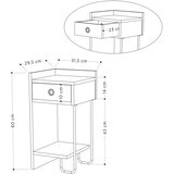  Noćni stočić SONY beo | Eponuda.com