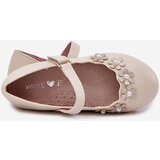 EVENTO Children's Ballet Flats With Flowers Beige Landgia | Shoptok.si