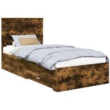  Konstrukcija postelje Dimljeni oreh 90 x 200 cm Konstruiran les, (5000103292) | Shoptok.si