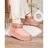 Resti Light brown women's shoes a'la snow boots with ornament Parisela | Shoptok.si