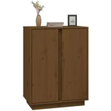  Komoda smeđa boja meda 60 x 35 x 80 cm od masivne borovine | shoptok.hr
